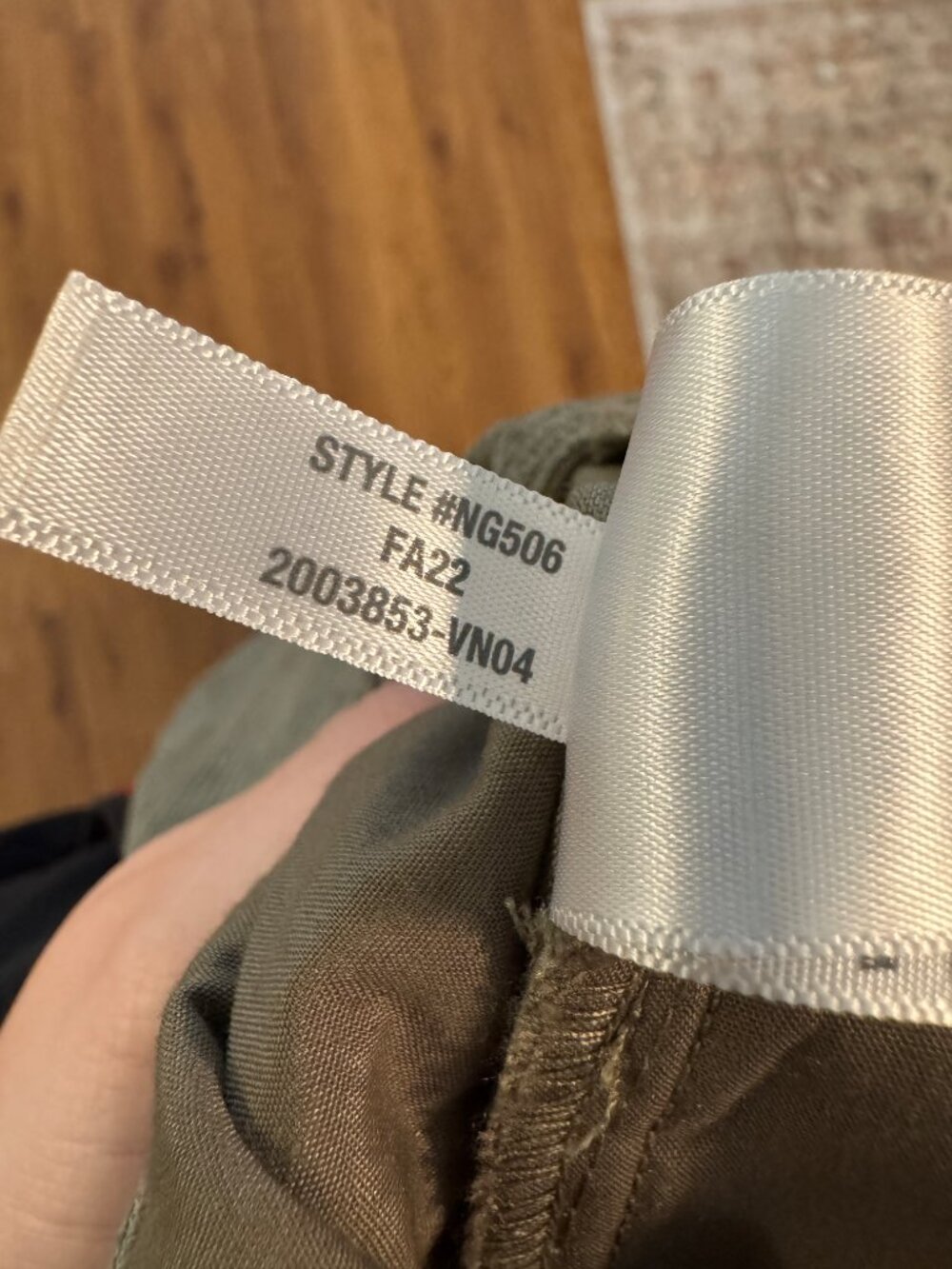 NWT Madewell Corduroy High-Rise Tapered Pants Size 6 - Picture 10 of 11